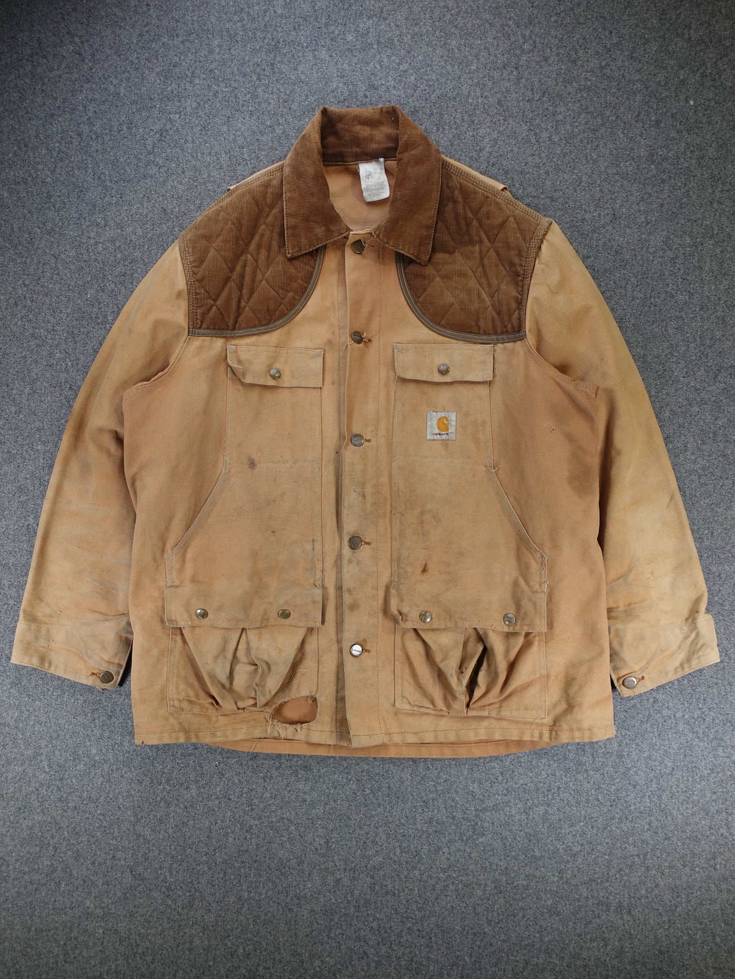 1990s - Carhartt CU256 Hunting Jacket Crafted With Pride In USA
