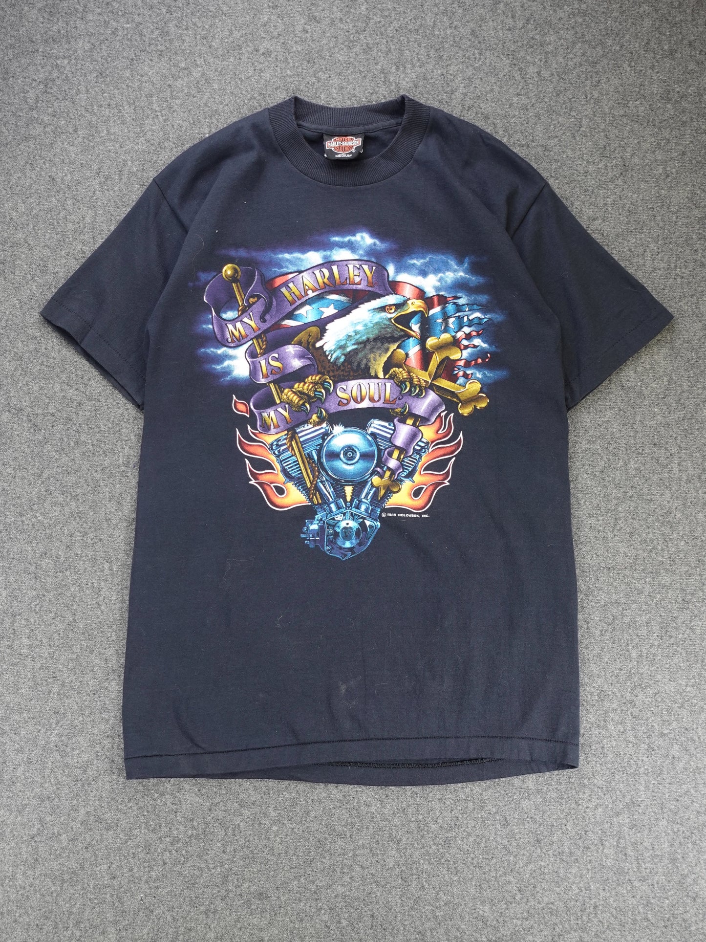 1983 - Harley Davidson "My Harley Is My Soul" T-Shirt