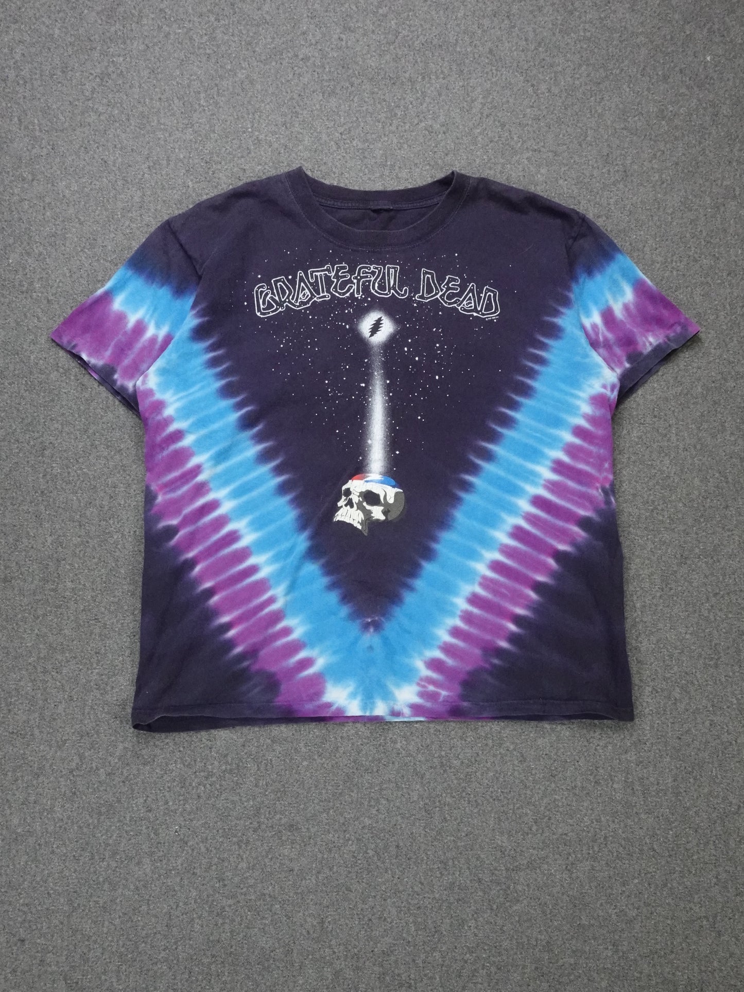 2000s - Grateful Dead Starshine Skull Tie Dye Band T-Shirt