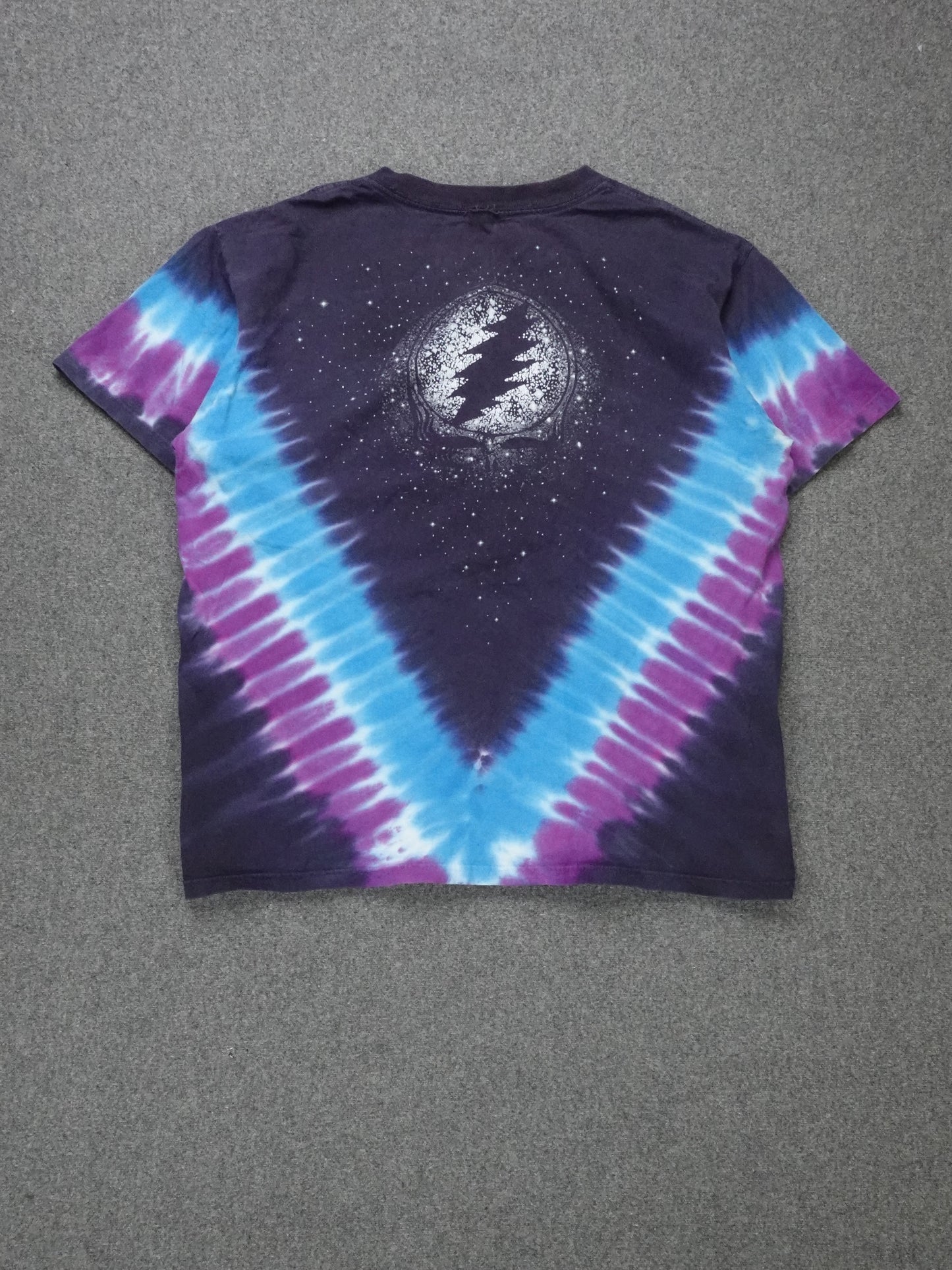 2000s - Grateful Dead Starshine Skull Tie Dye Band T-Shirt