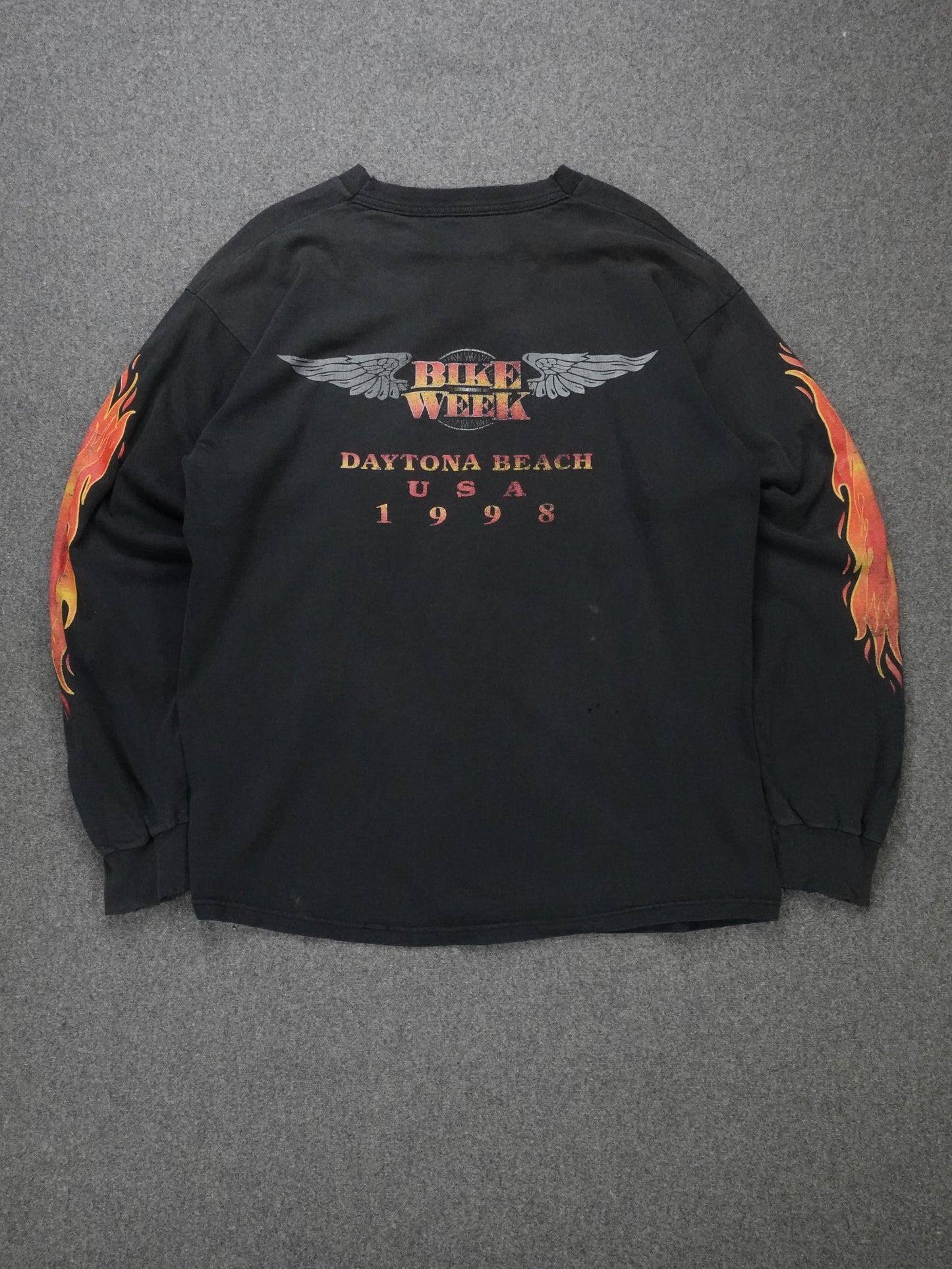 1998 - Daytona Bike Week Long Sleeve Biker T-Shirt