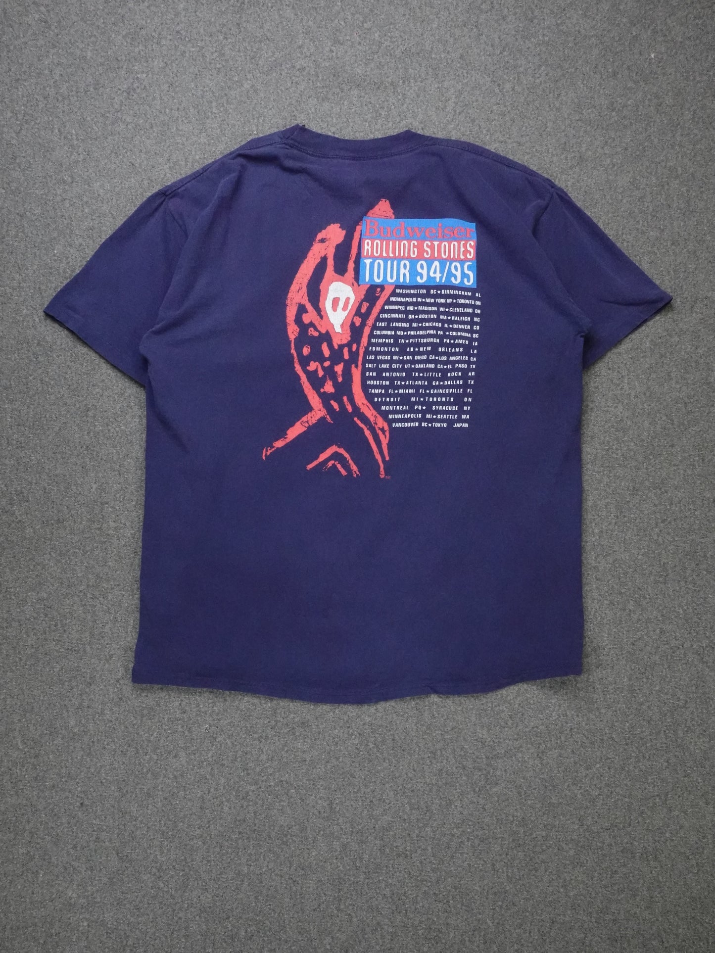 1990s - Rolling Stones Voodoo Lounge Band T-Shirt