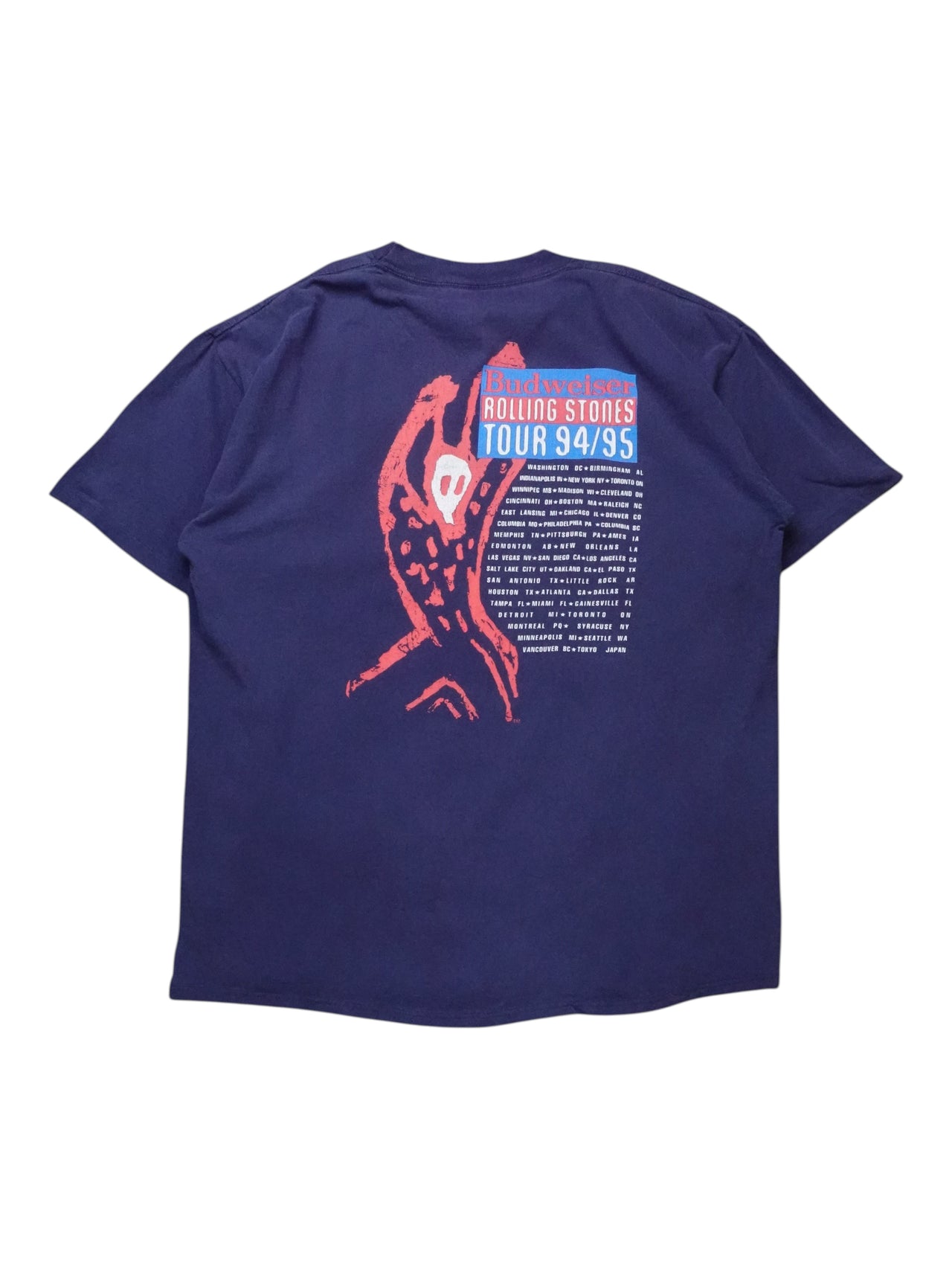 1990s Rolling Stones Voodoo Lounge Band T-Shirt