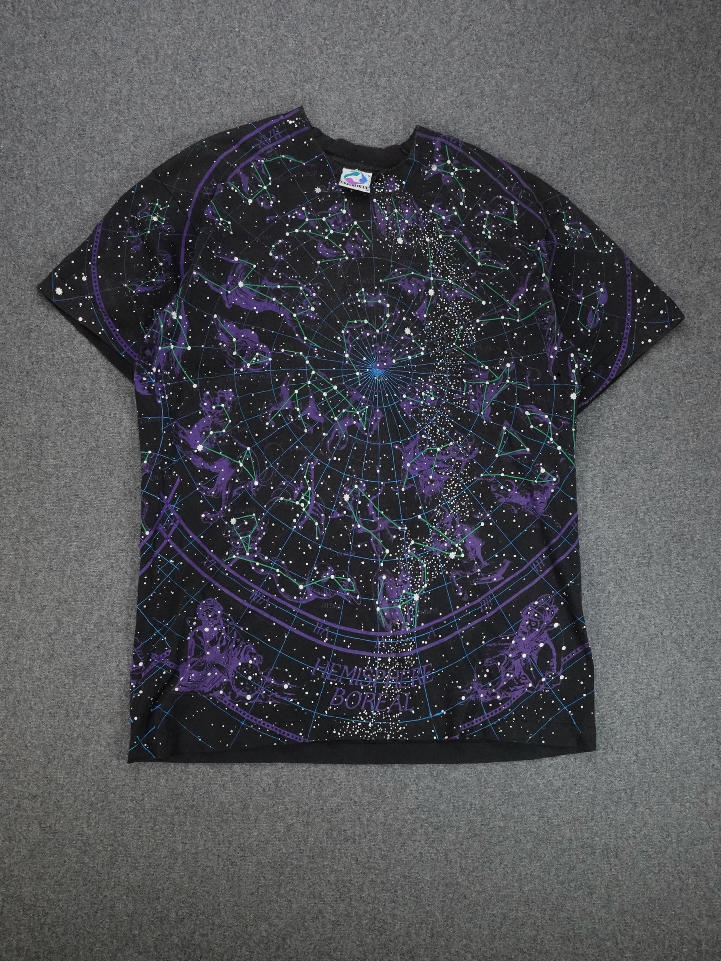 1990s - Liquid Blue Constellation All Over Print (AOP) T-Shirt