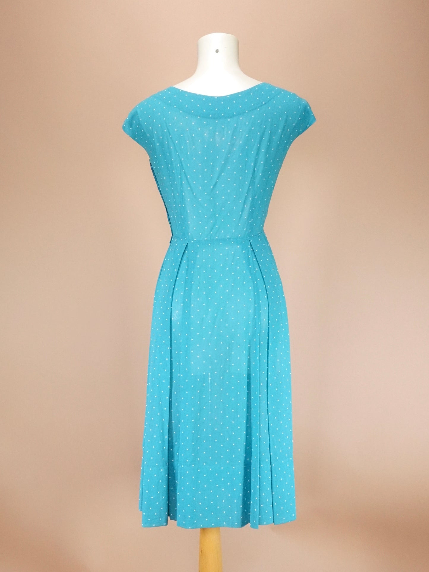 Vintage 1950s | Swiss Dot Dress Set w/ Bolero & Belt