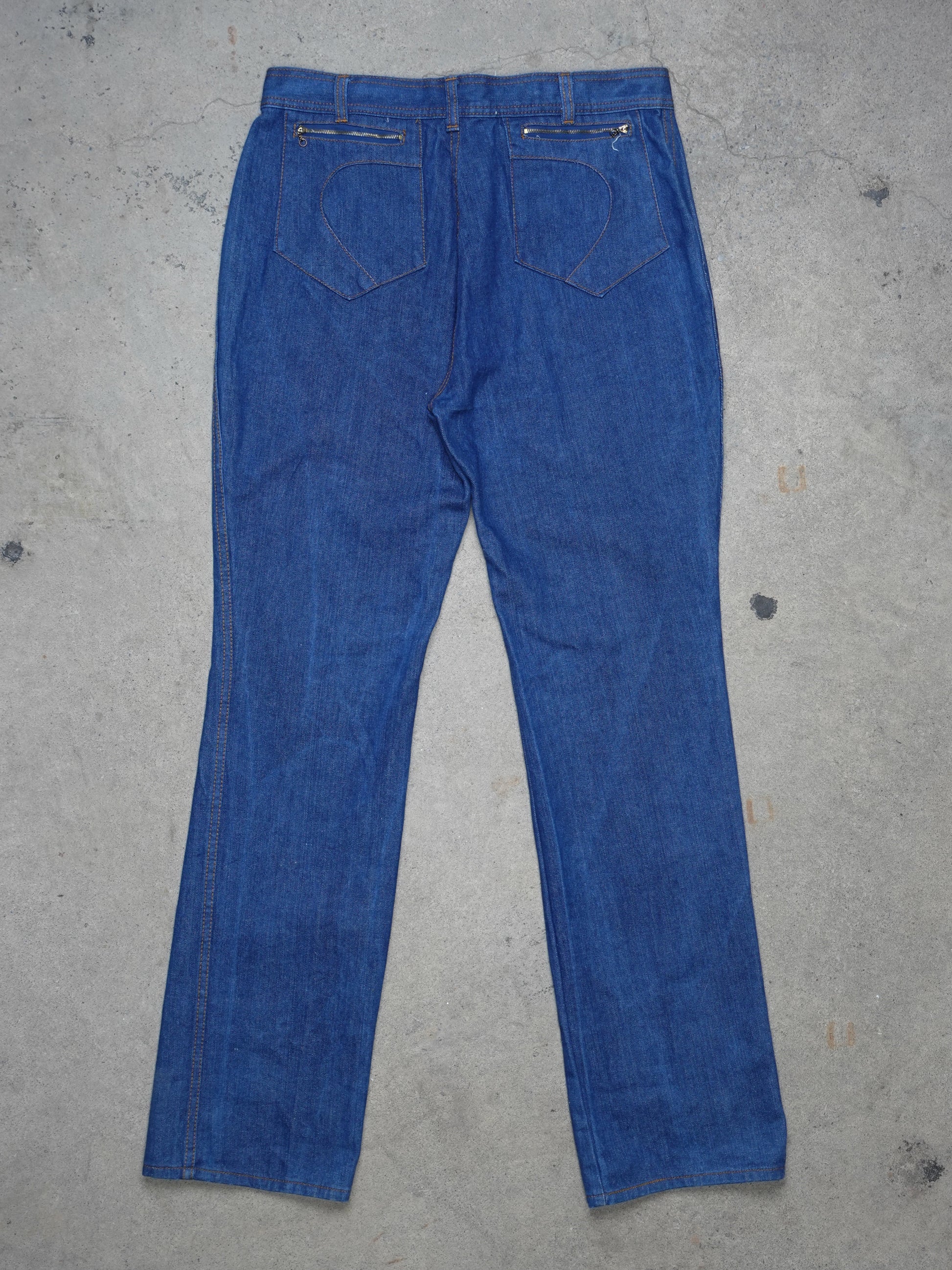 K-Mart Classic Straight-Leg Blue Jeans (M)