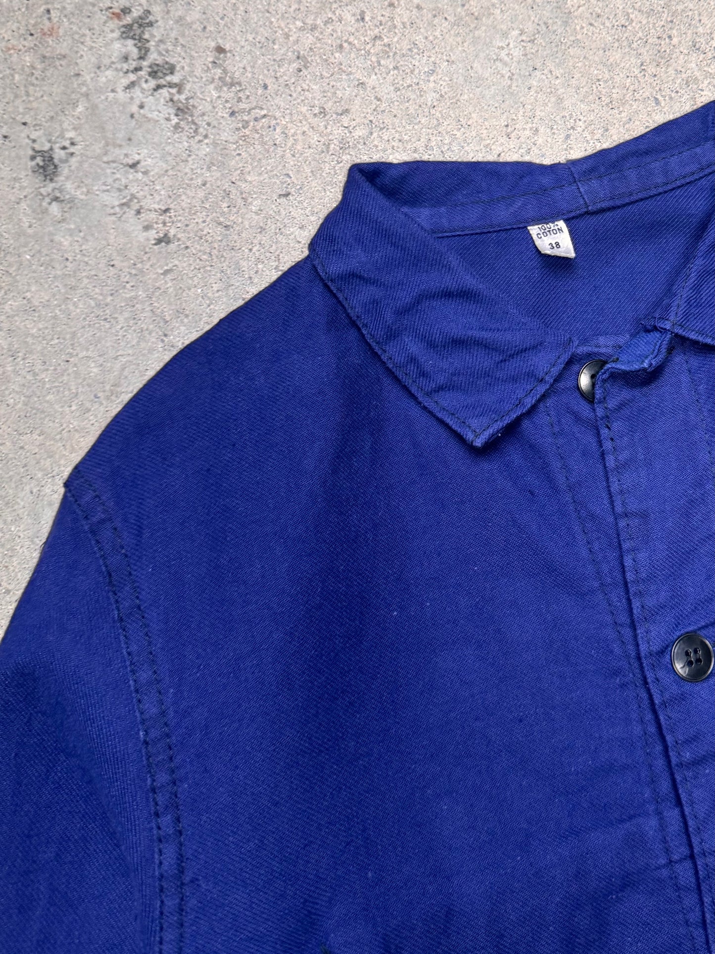 French chore Blue Worker Jacket (M)