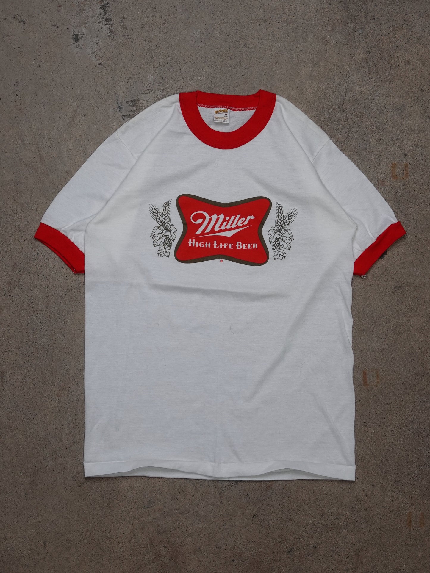 Miller High Life Beer Ringer Tee (M)