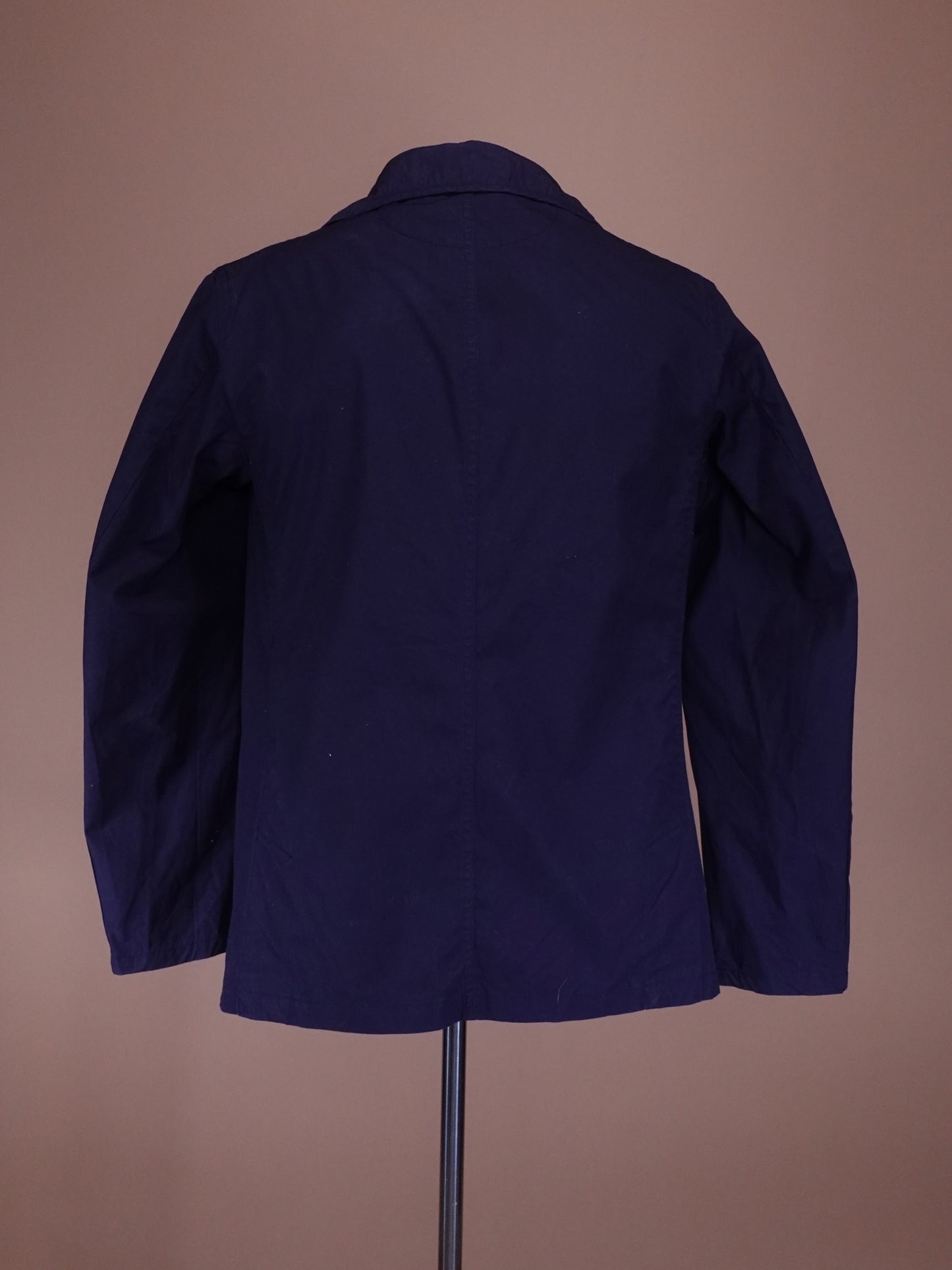 2000s - Danton Vetements De Travail Blue/Navy Cotton Chore Coat