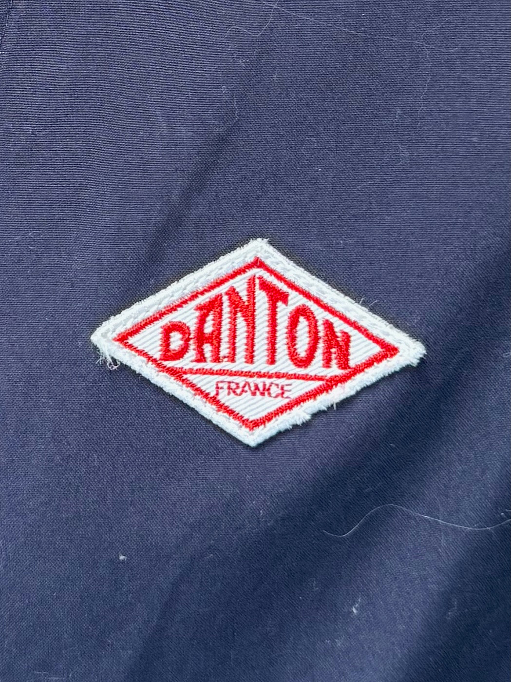 2000s - Danton Vetements De Travail Blue/Navy Cotton Chore Coat