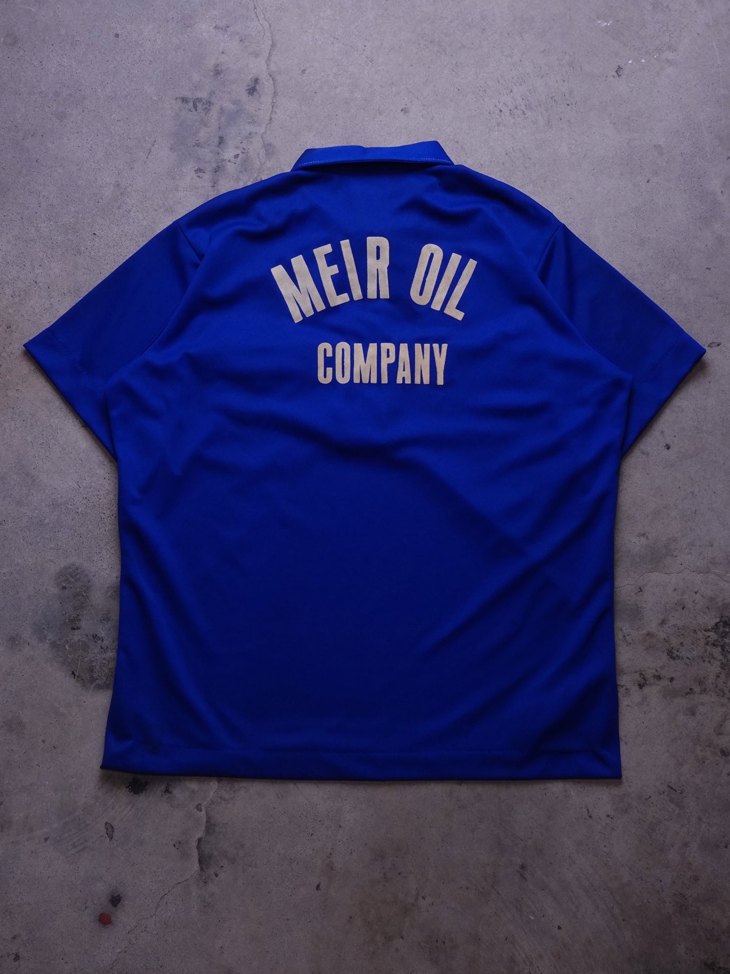 1980s - King Louis "Fred" "Meir Oil" Short Sleeve Bowling Shirt
