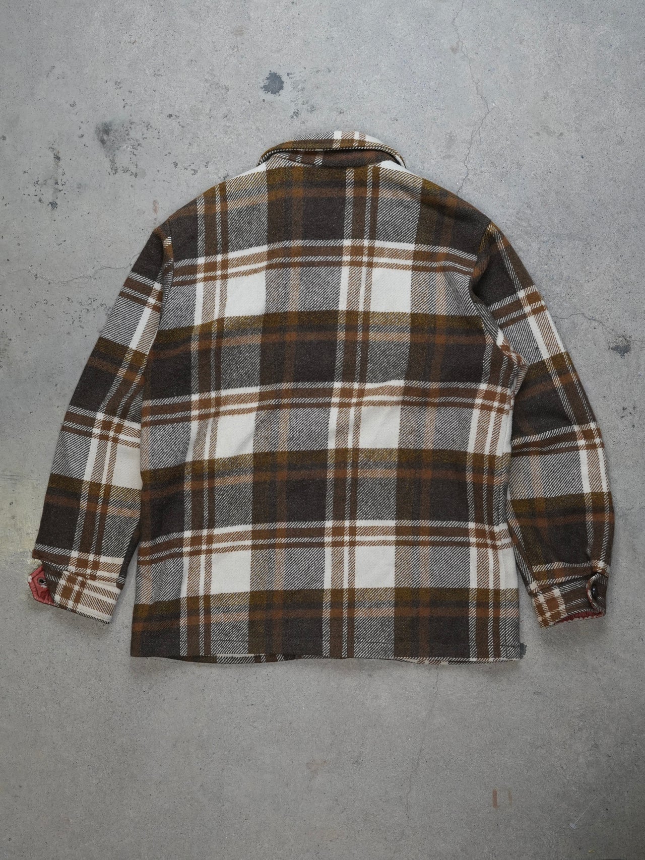 1960S/1970S - PLAID WOOL COAT