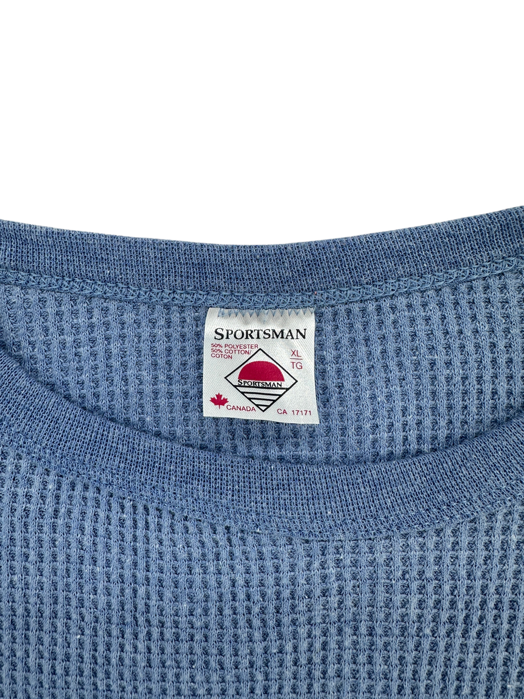 1980/1990s Sportsman Tag Light Blue Thermal Shirt