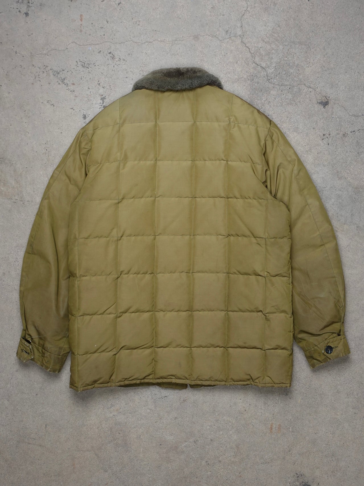 1960S/70S - EDDIE BAUER WAXED DOWN QUILTED JACKET