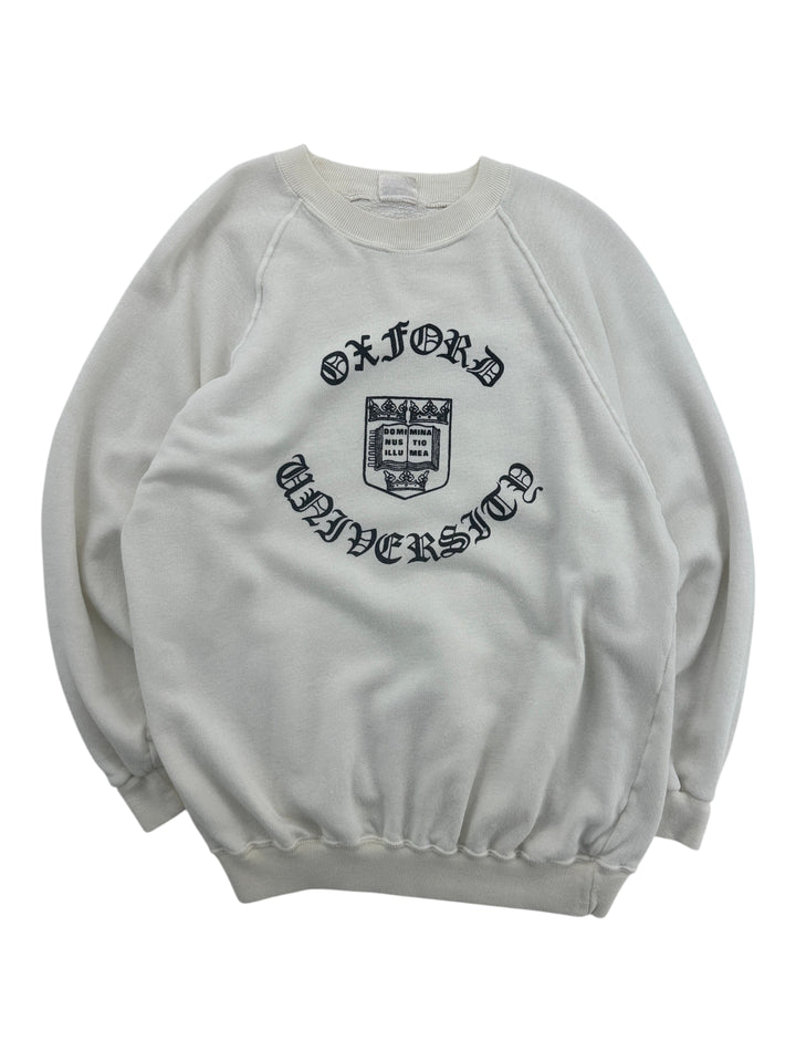 1980s Oxford University Raglan Sleeve Crewneck