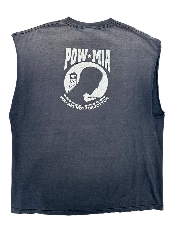 Faded Pow Mia You Are Not Forgotten Muscle T-shirt