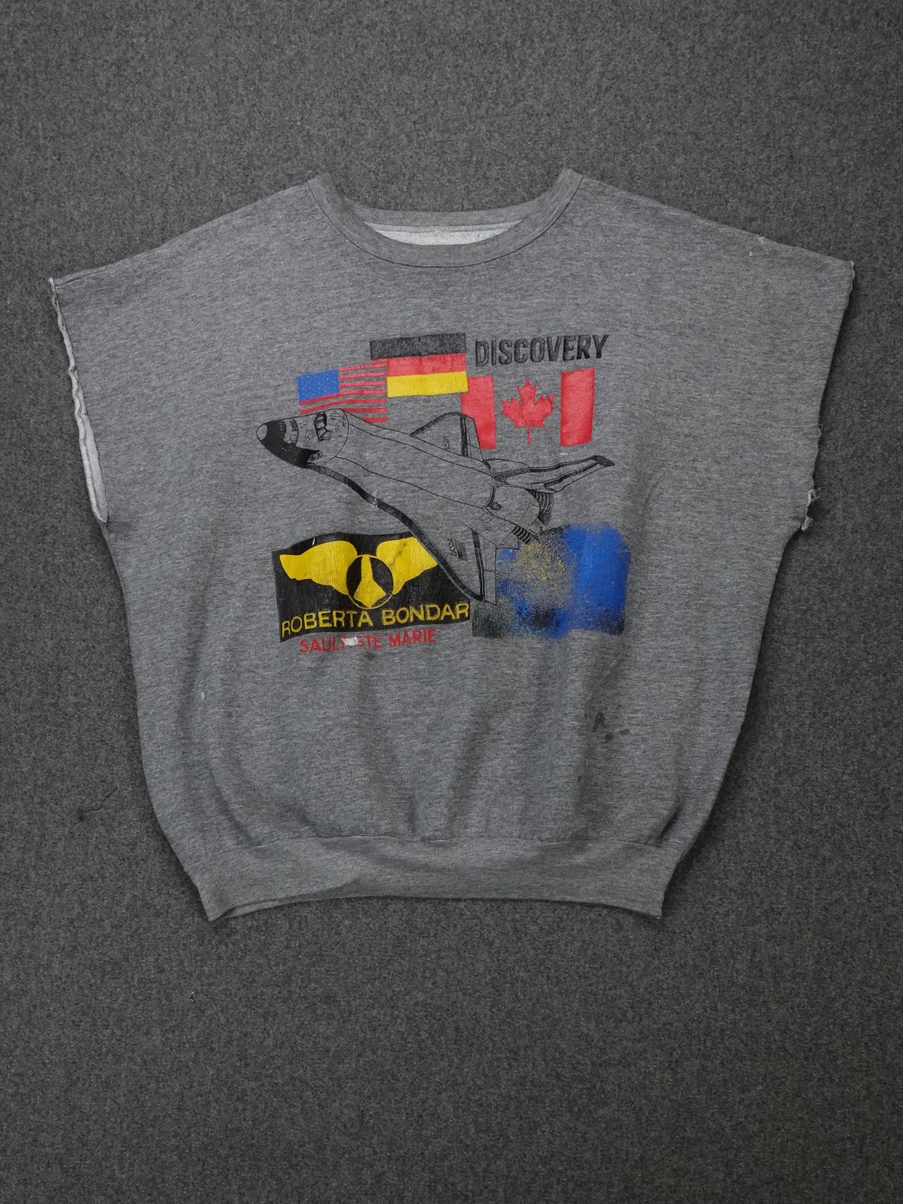 1990s - Cut Off Crewneck Sweatshirt