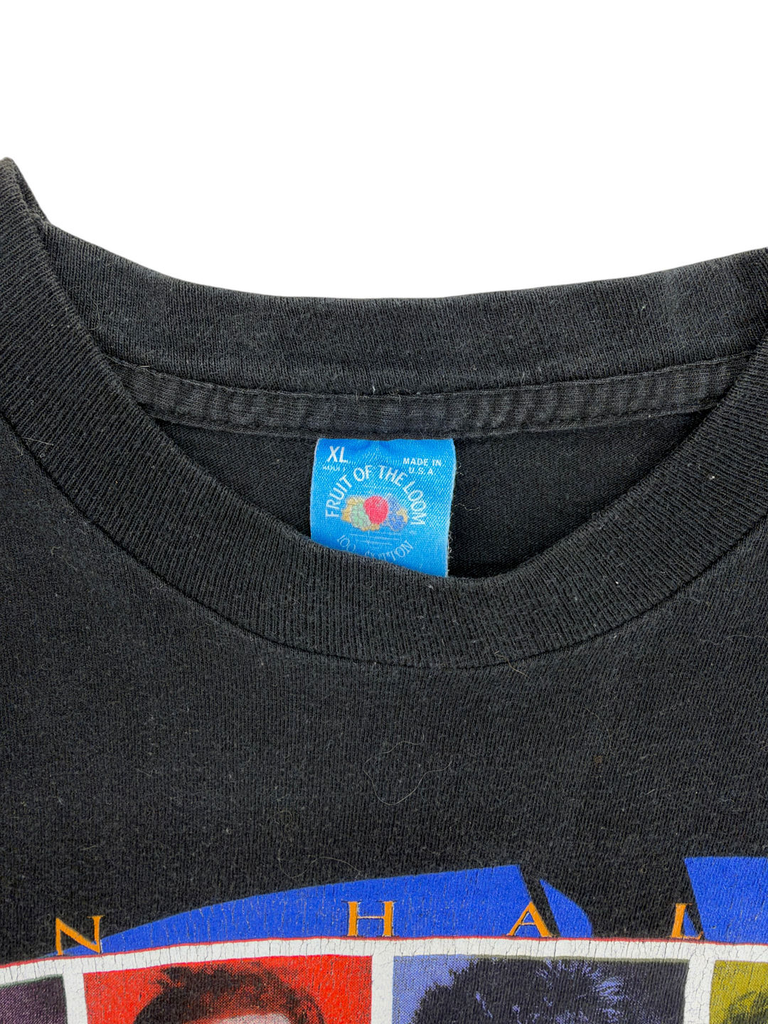 Exile Vintage black 1990s Van Halen tour t-shirt with Fruit of the Loom XL tag