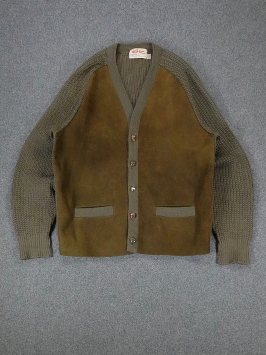 1960s/70s - White Ram Pure British Wool Knit Cardigan