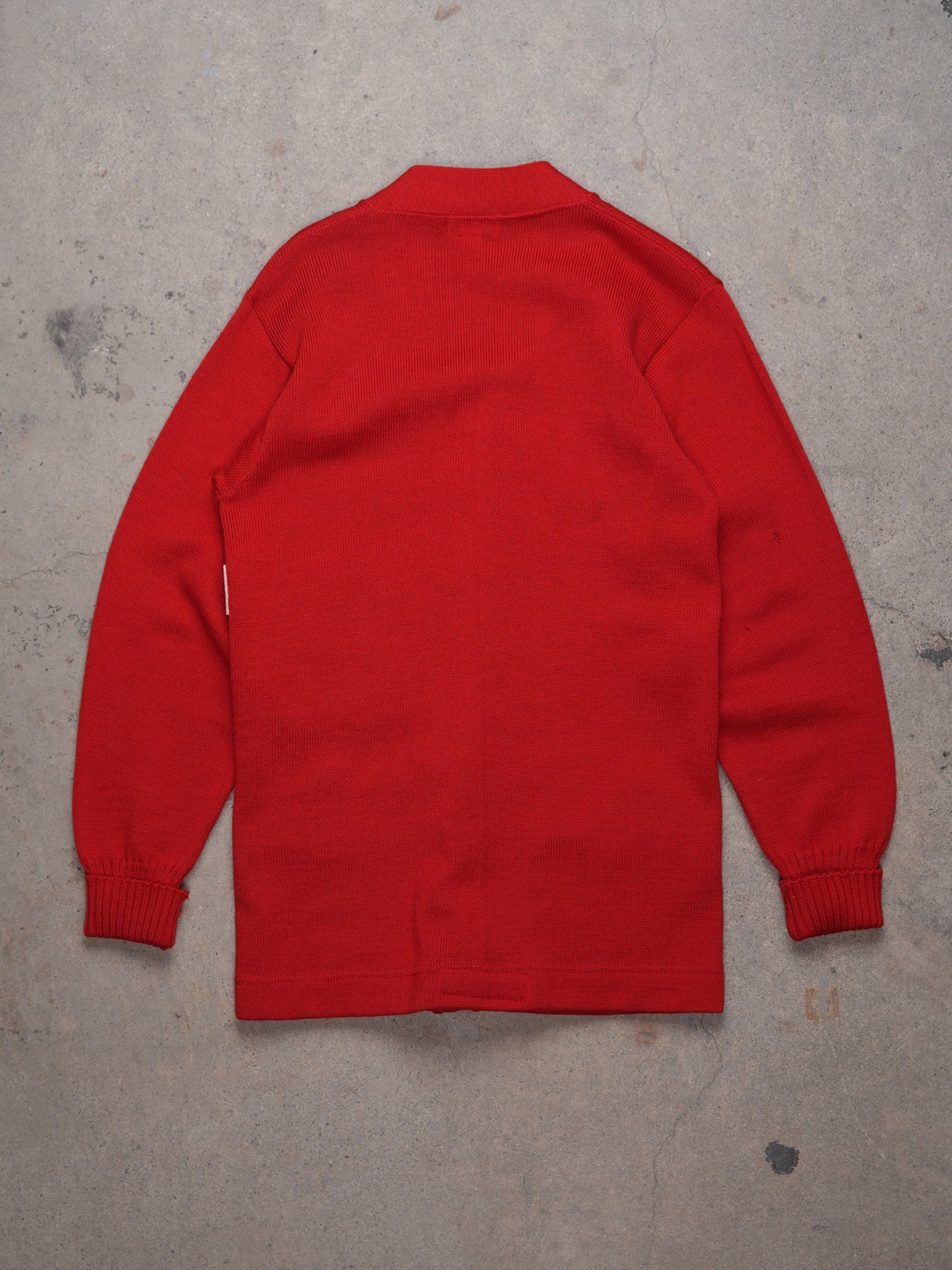 Vintage 1950s - Letterman Knit Sweater