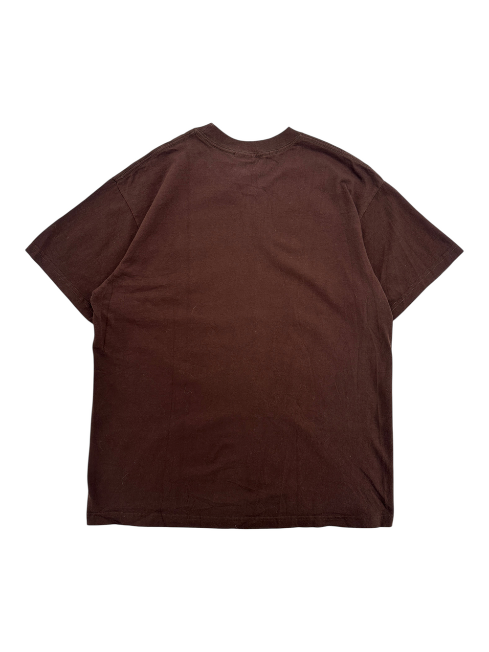 Exile Vintage 1990s Cleveland Browns brown cotton t-shirt back view in size XL