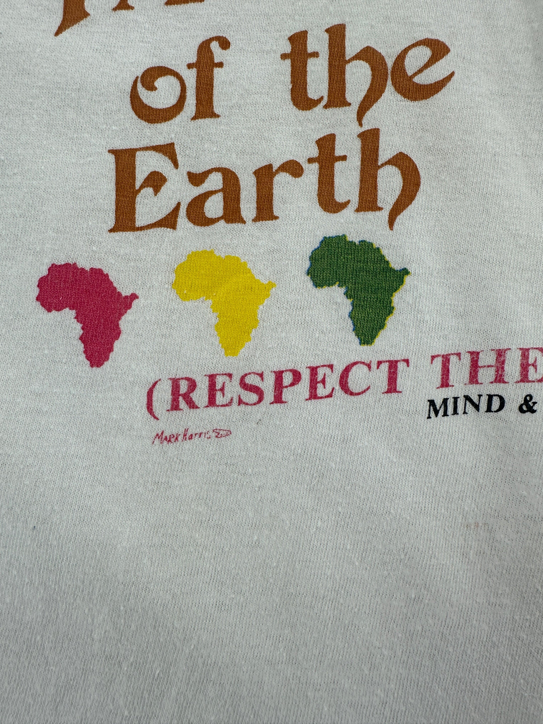 1990s The Black Man Father Of The Earth T-shirt