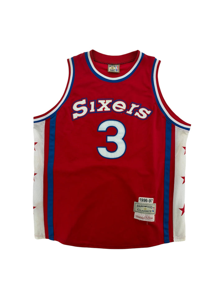 2000s Hardwood Classic 76ers Allen Iverson 96-97 Jersey