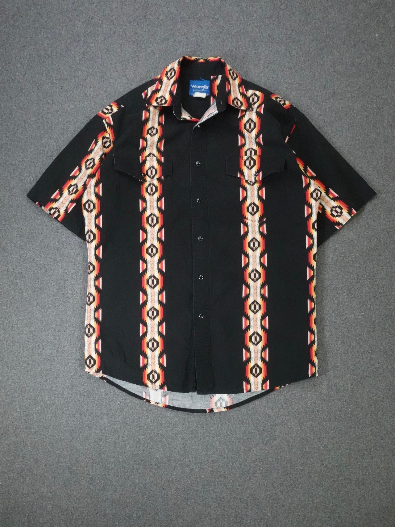 Vintage 1990s - Wrangler Western Short Sleeve Shirt