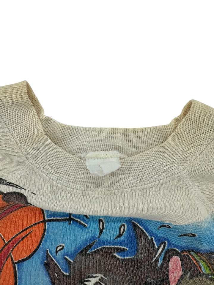 1990s Looney Tunes Taz Slam Dunk Crewneck