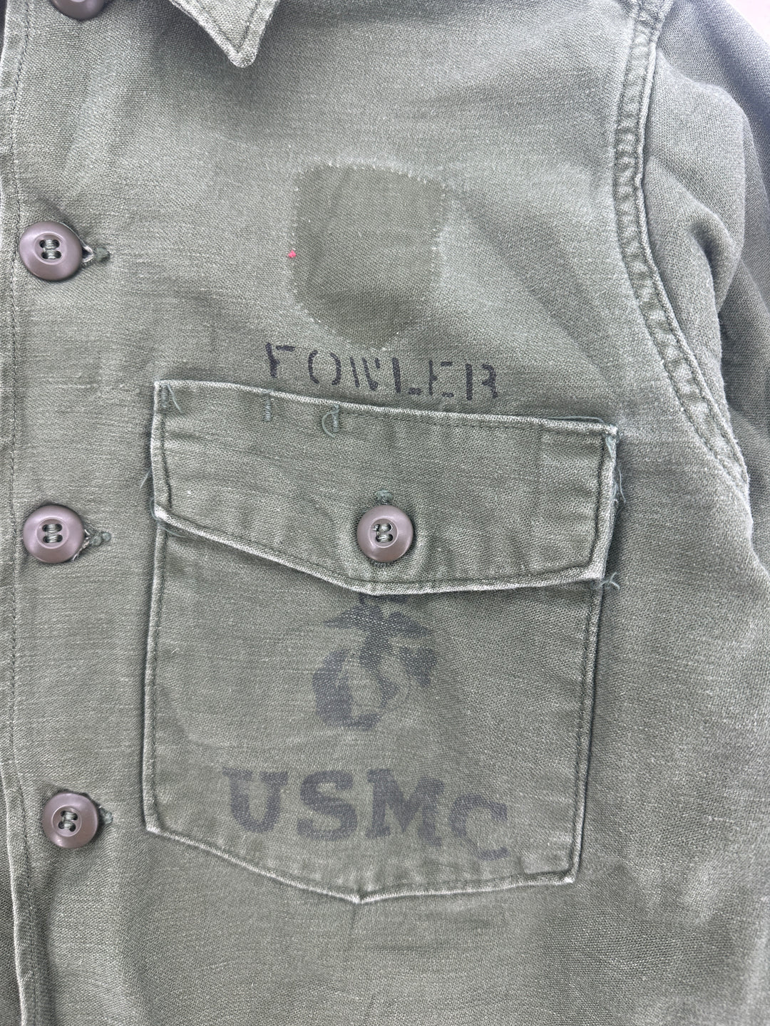 1960s USMC Military Utility Shirt