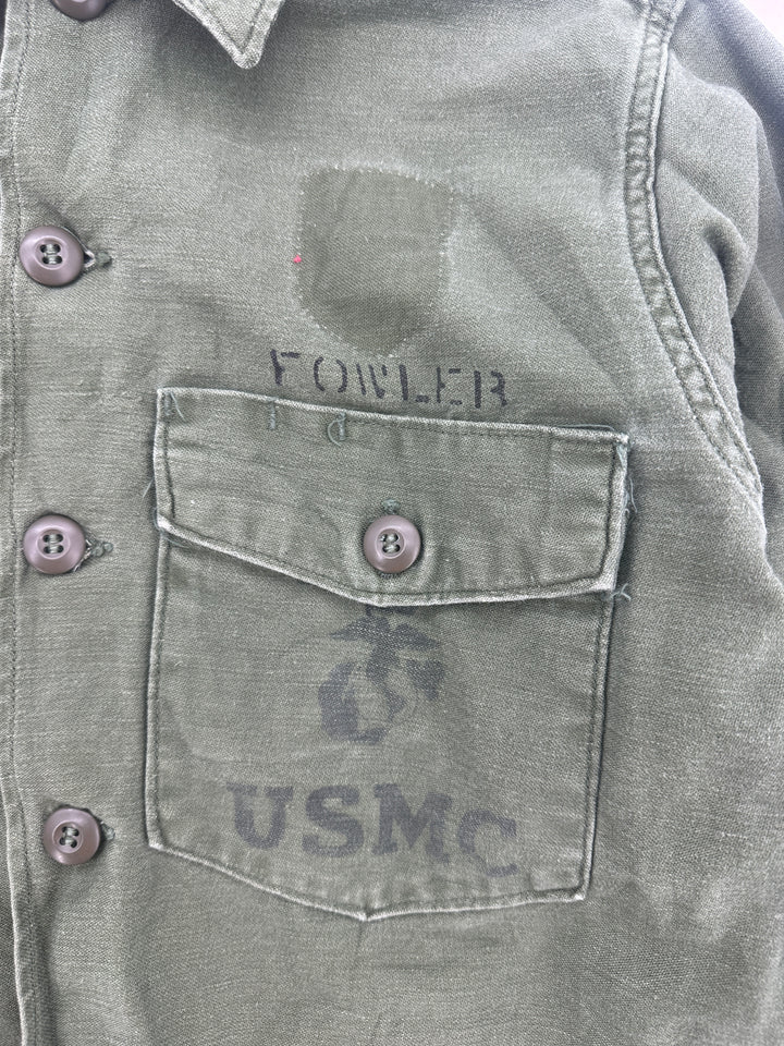 1960s USMC Military Utility Shirt