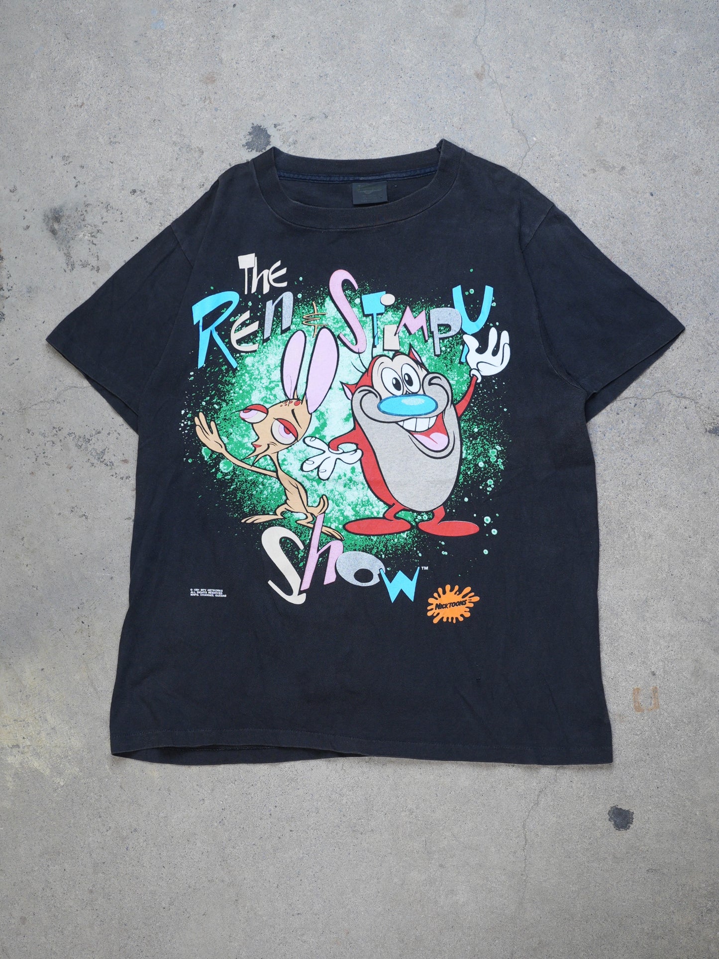 1990S - REN & STIMPY SHOW T-SHIRT (l)