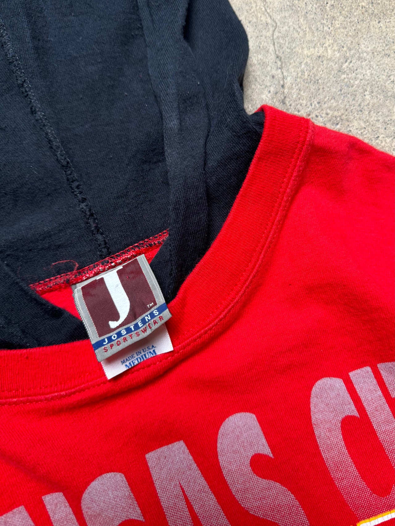 1992 - KANSAS CITY CHEIFS HOODED T-SHIRT