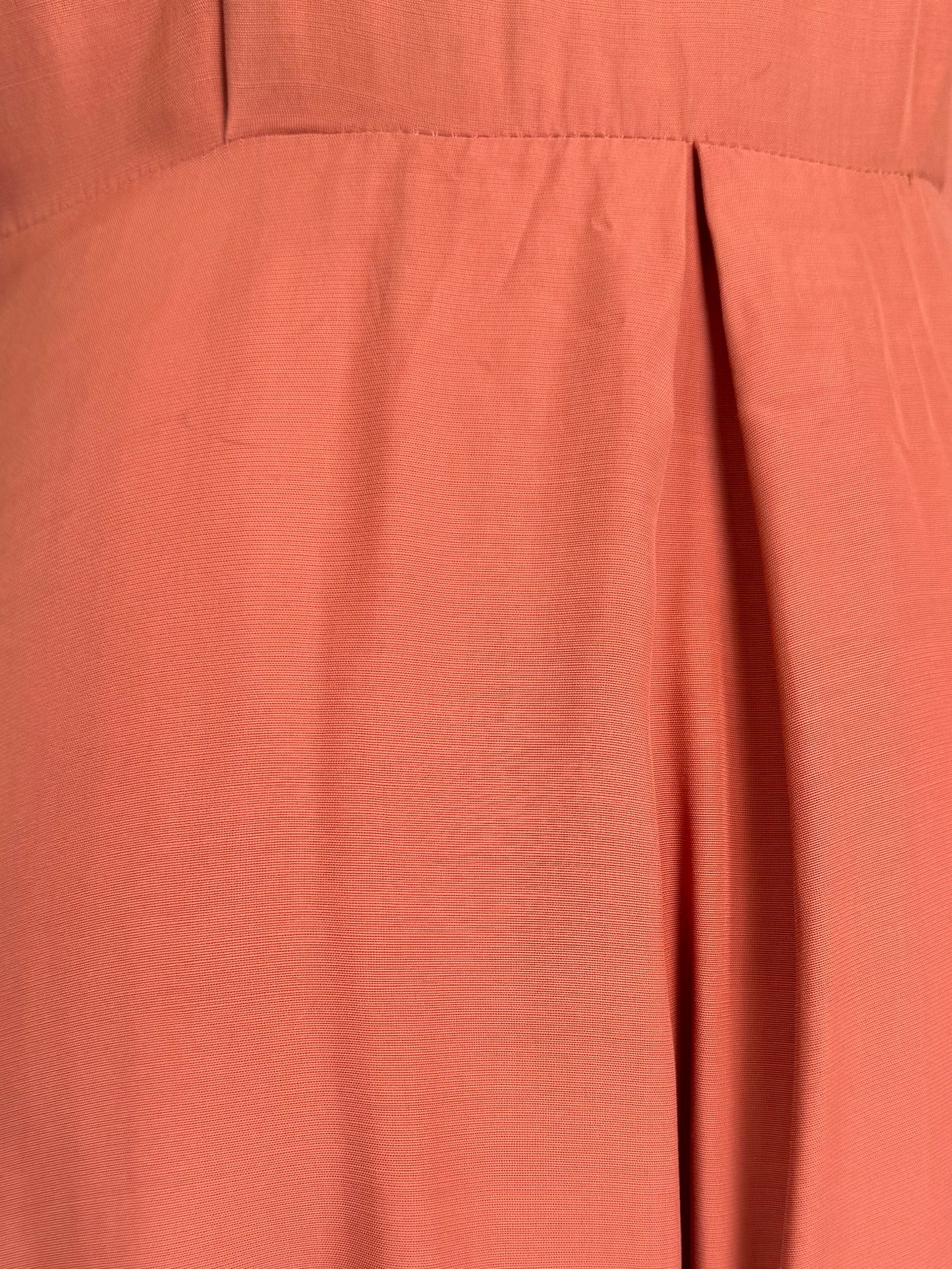 1950s - Coral Pink Special Occasion Dress