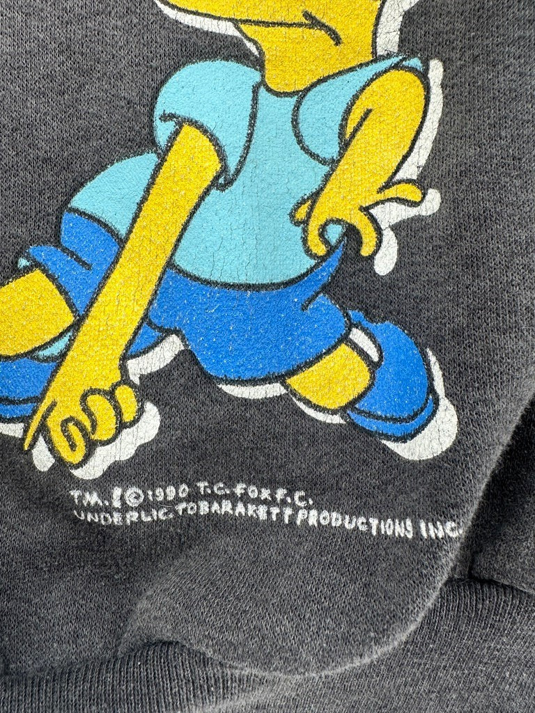 1990s Bart Simpson Air Guitar Crewneck