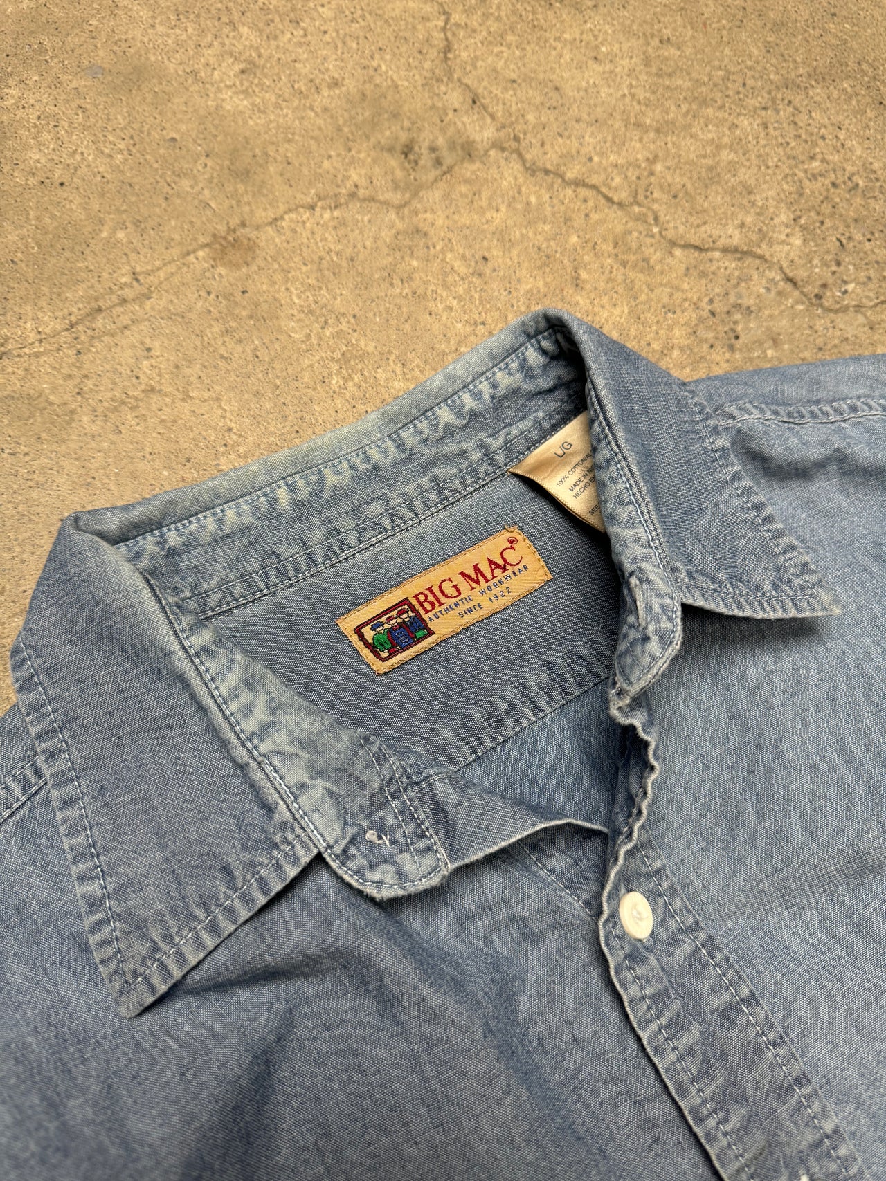 Vintage 1990s/2000s - Big Mac Chambray Shirt