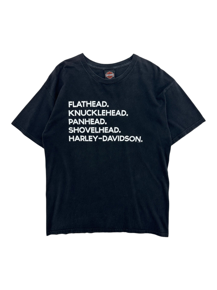 2010s Harley Davidson Flathead Knucklehead T-shirt