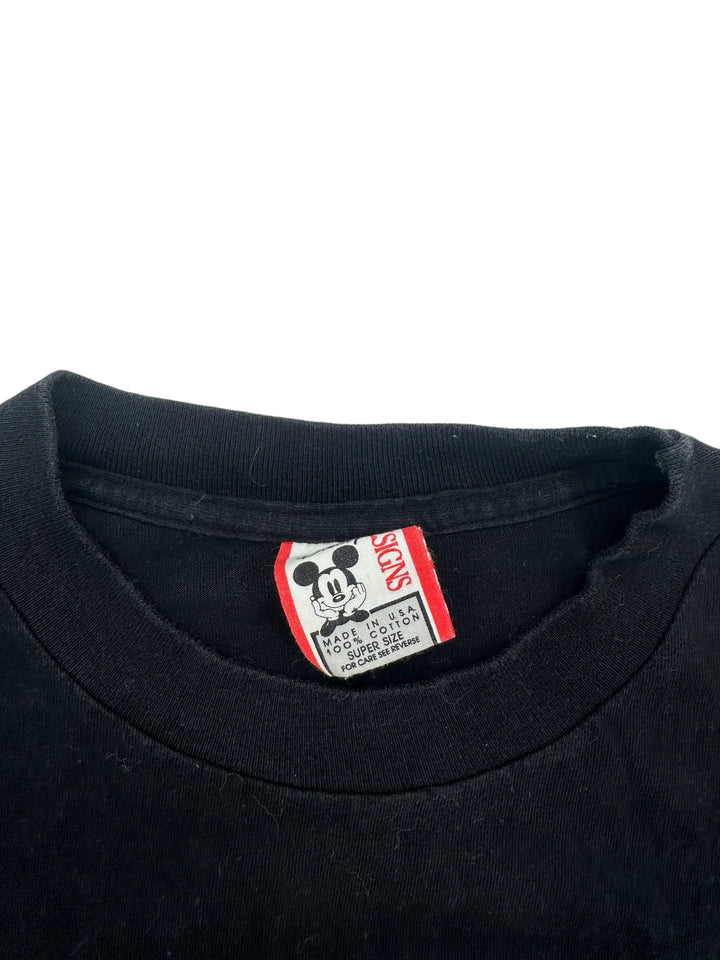 1990s Mickey Mouse Black T-shirt