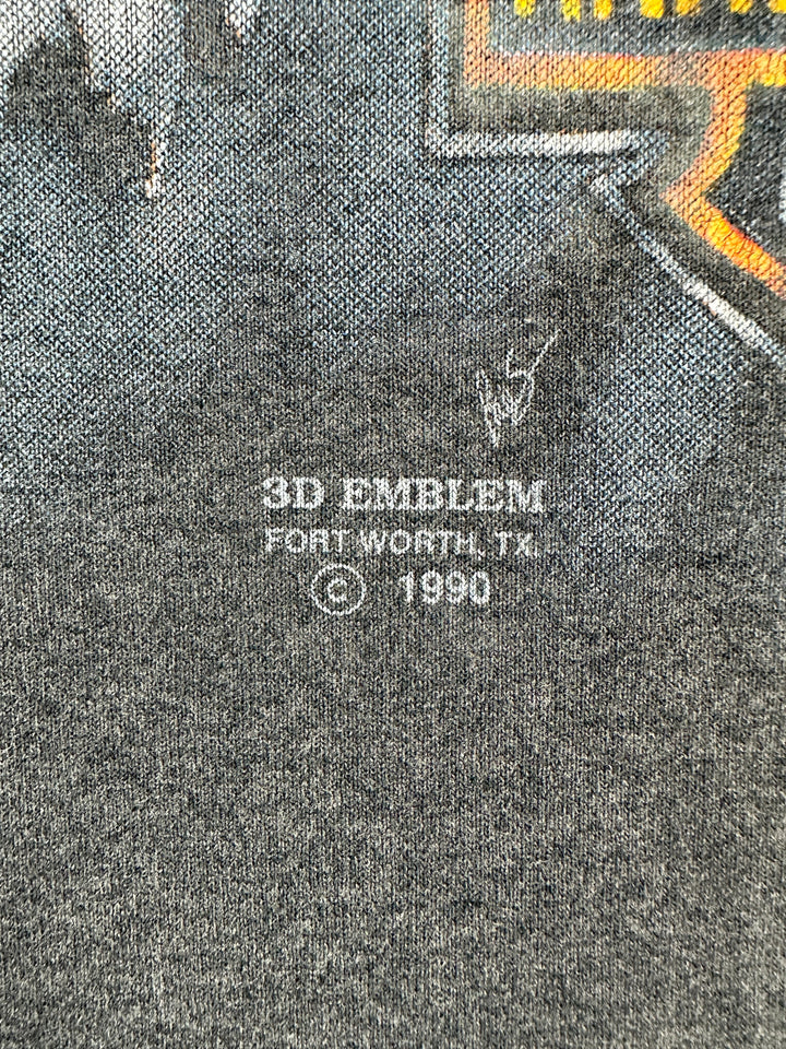 1990s Harley Davidson Eagle 3-D emblem T-shirt