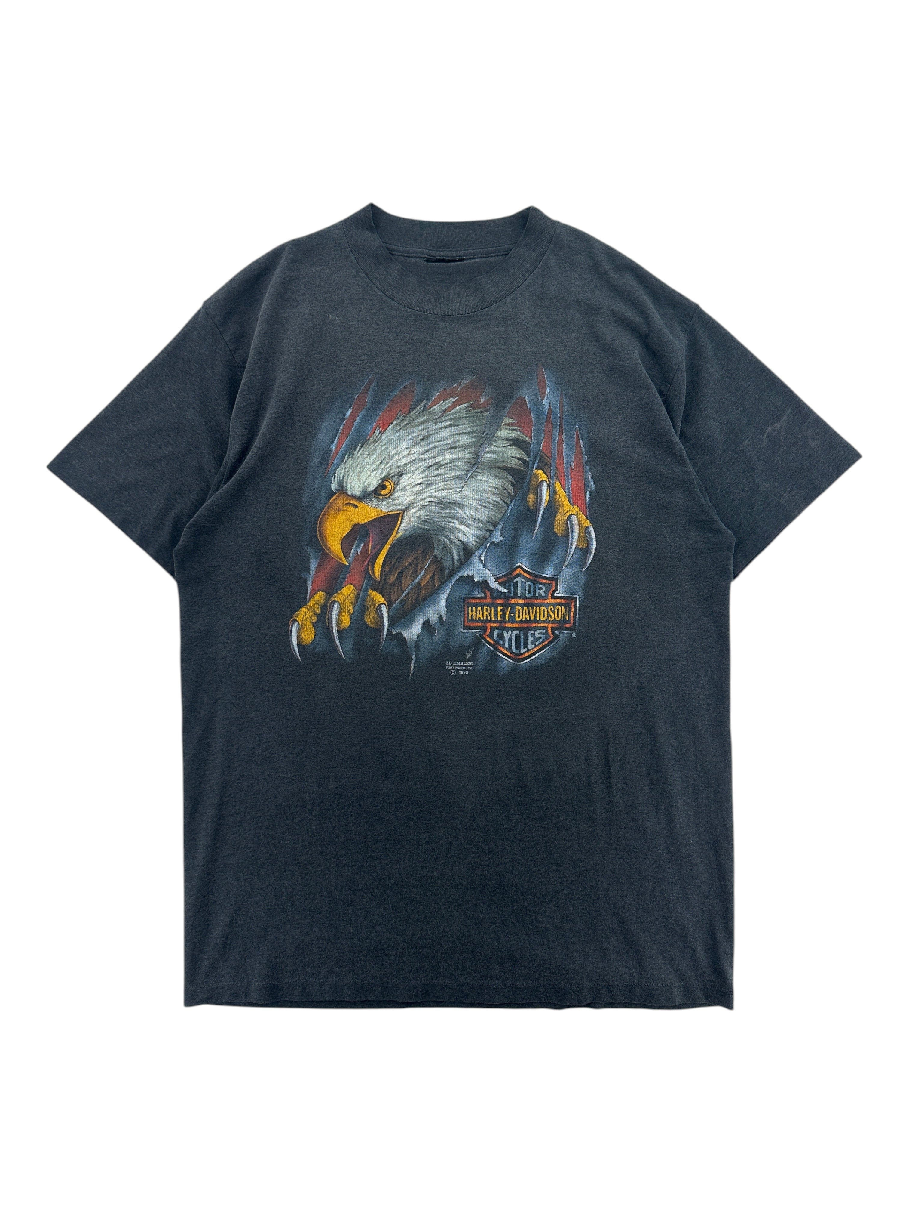 1990s Harley Davidson Eagle 3-D emblem T-shirt – Exile Vintage