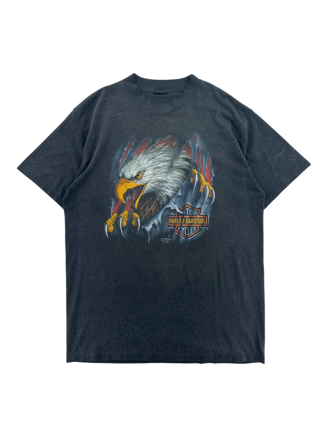 1990s Harley Davidson Eagle 3-D emblem T-shirt