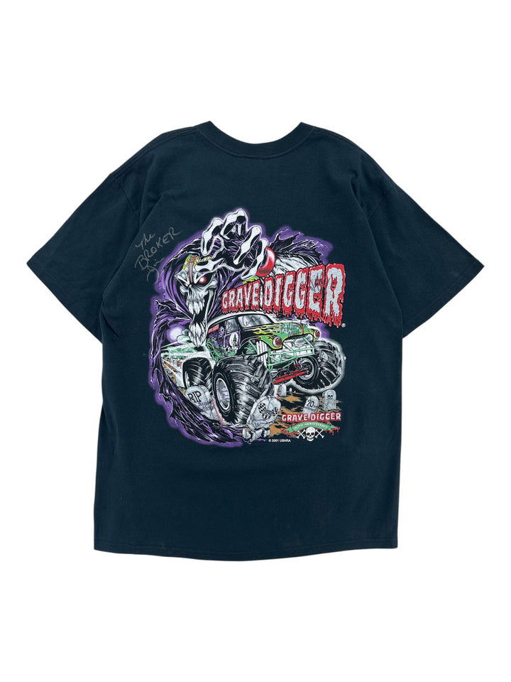 2001 Grave Digger Monster Truck T-shirts