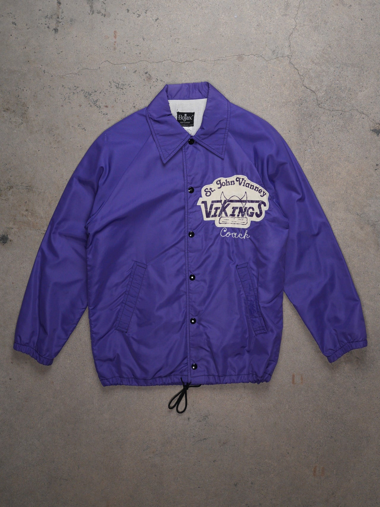 1980S - "VIKINGS" NYLON COACH JACKET