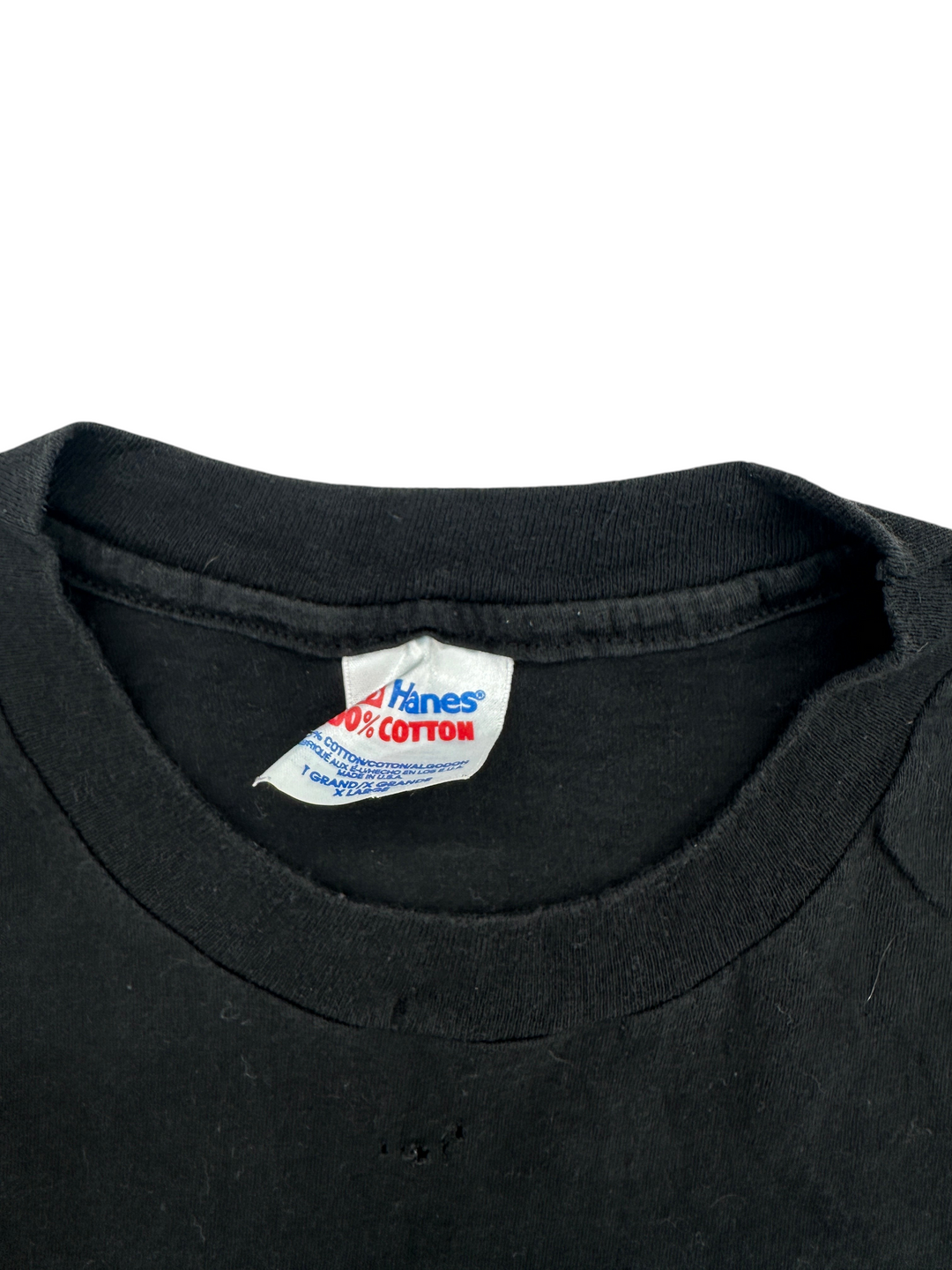 Exile Vintage black 1990s Eric Clapton tour t-shirt featuring a Hanes 100 percent cotton XL neck tag