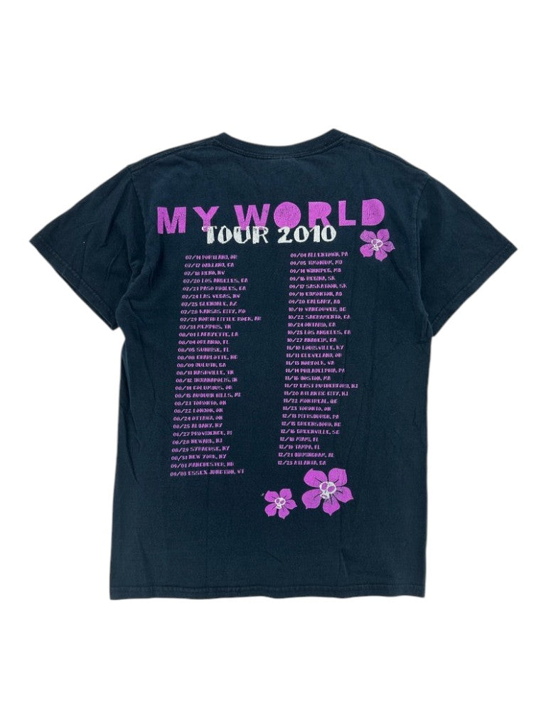 2010 Justin Biber "My World Tour" T-shirt
