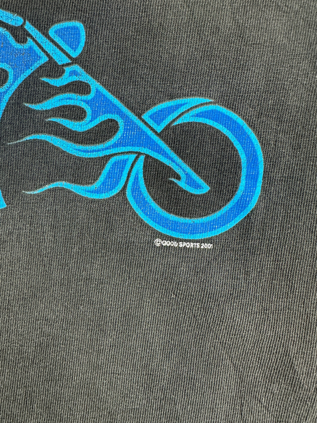 2002 Lake George Motorcycle Flame Long Sleeve T-shirt