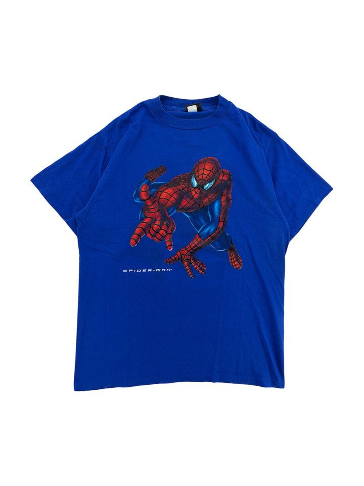 2000s Spider Man Blue T-shirt