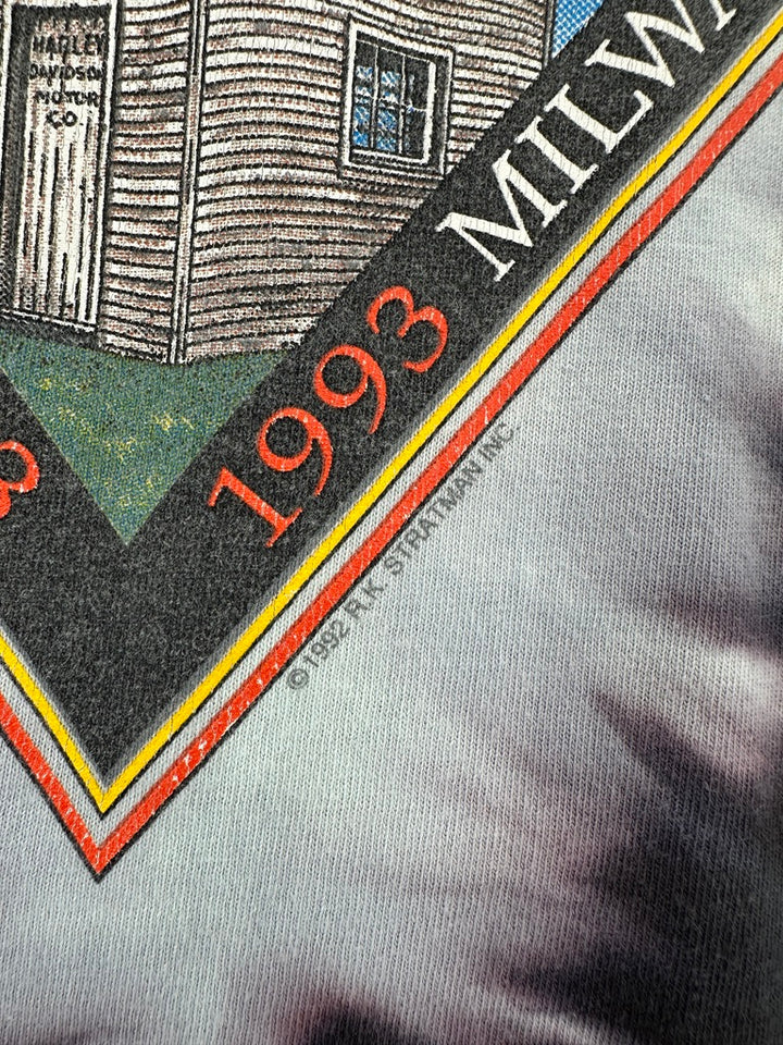 1990s Harley Davidson 90 Years Tie Dye T-shirt