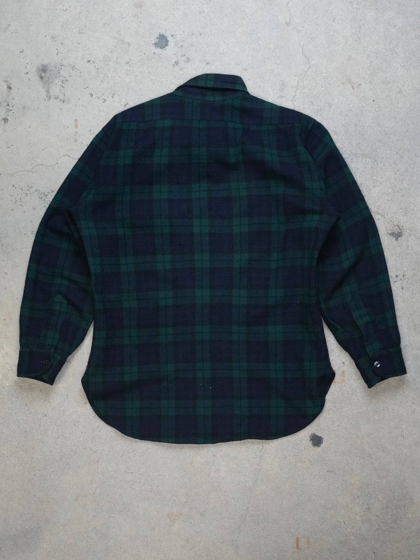 1970S - PENDLETON BUTTON DOWN COLAR FLANNEL SHIRT