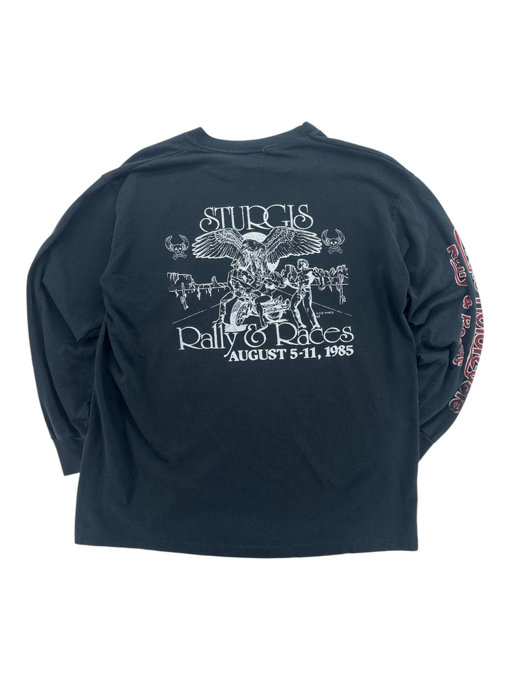 1980s Sturgis Motorcycle Long Sleeve Shirt